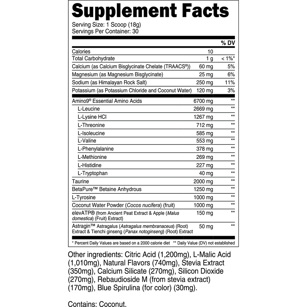 30 Servings-Blue Raspberry